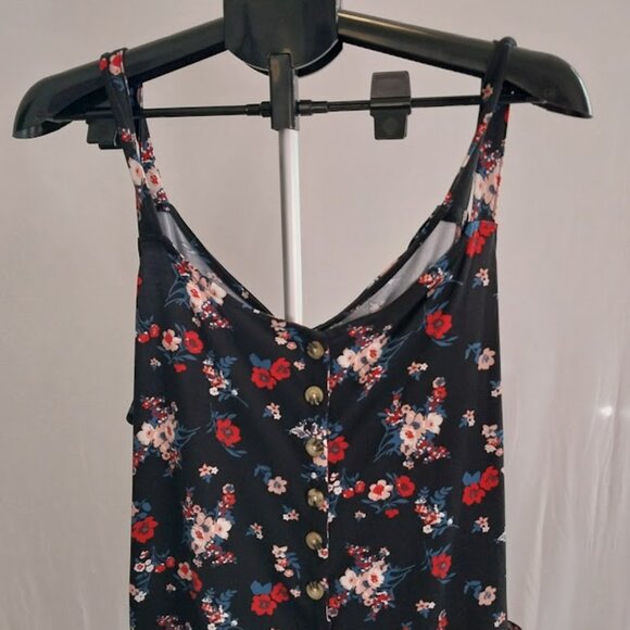 No Boundaries Juniors' Button Front Romper - Picture 4 of 10